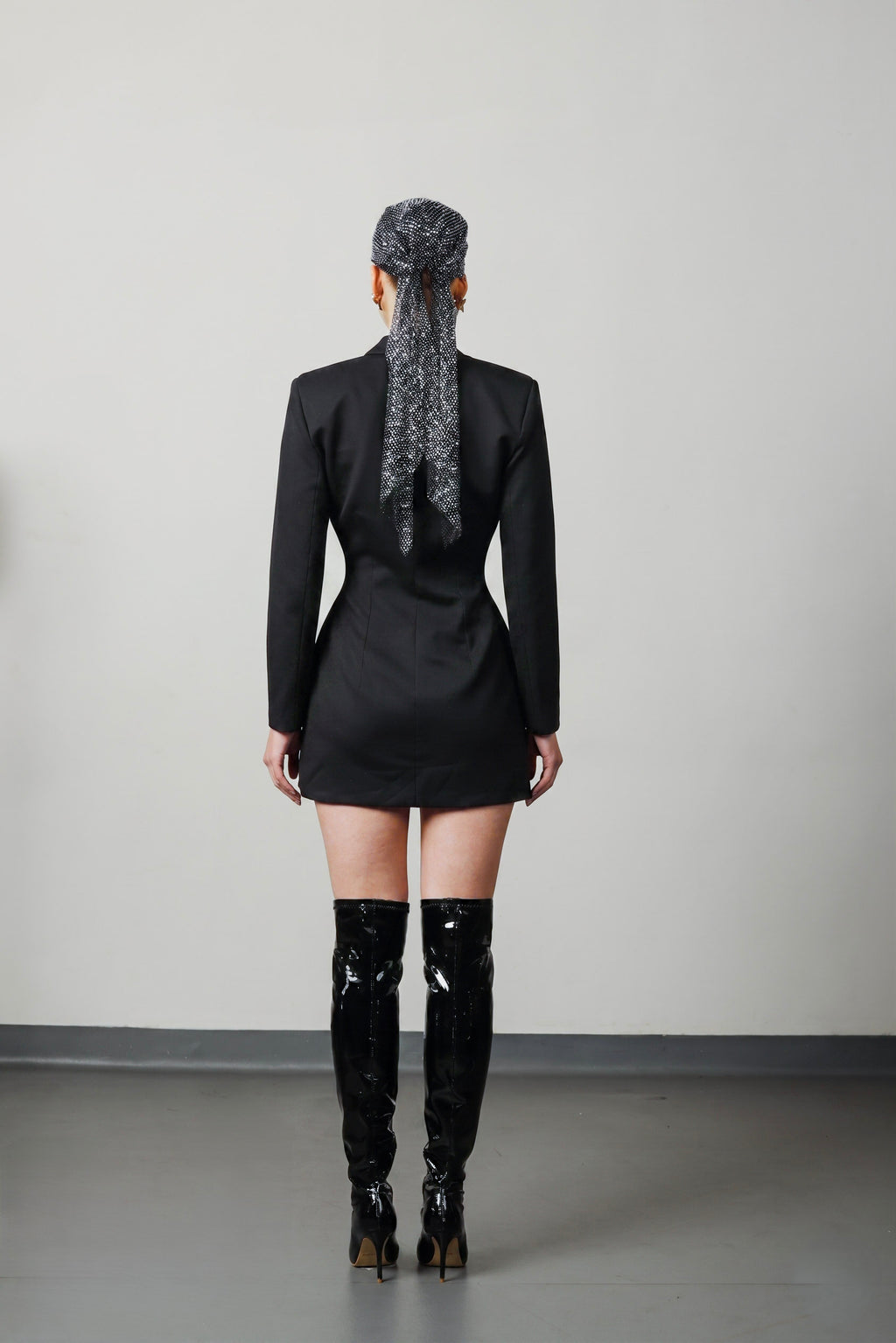Midnight Ascend Blazer Dress